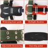 Tree Climbing Spike Set, Adjustable Tree Climbing Spikes Shoes Climbing Tool with Harness, Non-Slip 2 Claws Tree Climbing Spurs for Fruit Picking and Hunting, Thickened Pedals view 2