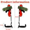 Tree Climbing Spike Set, Adjustable Tree Climbing Spikes Shoes Climbing Tool with Harness, Non-Slip 2 Claws Tree Climbing Spurs for Fruit Picking and Hunting, Thickened Pedals view 4