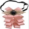 Galsawi Rhinestone Wedding Bow Tie Ribbon Pre-Tied Bow Tie Bowknot Necktie view 1