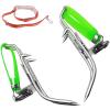 Tree Climbing Spikes 4 Claws, Tree Climbing Equipment Set, Stainless Steel Tree Climbing Gear with Safety Belts for Working at Heights and Hunting Observation, Climbing Hooks view 1