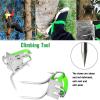Tree Climbing Spikes 4 Claws, Tree Climbing Equipment Set, Stainless Steel Tree Climbing Gear with Safety Belts for Working at Heights and Hunting Observation, Climbing Hooks view 4