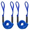 Boat Bungee Dock Line - Mooring Rope, Marine Anchor Line for Docking Pontoon, Seadoo, Bass Boat, Jet Ski, Kayak, Watercraft, WaveRunner - 4-5.5FT (Blue) view 1