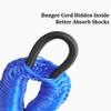 Boat Bungee Dock Line - Mooring Rope, Marine Anchor Line for Docking Pontoon, Seadoo, Bass Boat, Jet Ski, Kayak, Watercraft, WaveRunner - 4-5.5FT (Blue) view 2