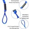 Boat Bungee Dock Line - Mooring Rope, Marine Anchor Line for Docking Pontoon, Seadoo, Bass Boat, Jet Ski, Kayak, Watercraft, WaveRunner - 4-5.5FT (Blue) view 3