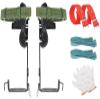 Tree Climbing Spike Set, 2 Claws Adjustable Tree Climbing Spikes with Drawstring Belt for Outdoor Jungle Survival, Picking Fruit, Indoor and Outdoor Sports view 1