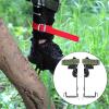 Tree Climbing Spike Set, 2 Claws Adjustable Tree Climbing Spikes with Drawstring Belt for Outdoor Jungle Survival, Picking Fruit, Indoor and Outdoor Sports view 3