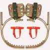 Portable Non-Slip Tree Climbing Spikes Set with Safety Belt Adjustable Lanyard Rope Rescue Belt for Tree Climbing, Jungle Survival, Picking and Hunting(Size:Model 250) view 1