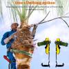 Tree Climbing Spike Set, Non-Slip Tree Climbing Tool with Harness, Adjustable Climbing Trees Artifact for Outdoor Adventures and Tree Climbing Practice, 2 Claws, Strong and Sharp view 2