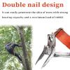 Tree Climbing Spike Set with Harness, Stainless Steel Tree Climbing Tool for Climbing Safety, Climbing Trees Artifact for Outdoor Adventures and Fruit Picking, 2 Claws view 3