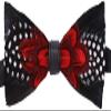 Galsawi Men's Pre-Tied Bow Tie Handmade Feathers Bowtie Adjustable Length Necktie, One Size view 1