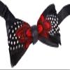 Galsawi Men's Pre-Tied Bow Tie Handmade Feathers Bowtie Adjustable Length Necktie, One Size view 2