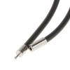 16 Inch 3mm Fashion Black Rubber Cord Necklace view 2