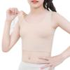 LiiYii Youth Girls Padded Underwear Wireless Undies Training Bra Sports Tops Mini Cami Undergarment Camisole Nude 9-10 Years view 1