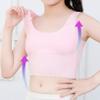 LiiYii Youth Girls Padded Underwear Wireless Undies Training Bra Sports Tops Mini Cami Undergarment Camisole Pink 9-10 Years view 2