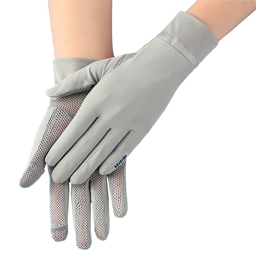 Greenery-GRE Summer UV Sun Protection Gloves for Women Fingerless Touchscreen Gloves UPF 50+ Full Finger Gloves for Driving Fishing Golf