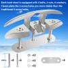 316 Stainless Steel Boat Cleats 5 Inch, Marine Grade Dock Cleats with Stainless Steel Bolts and Back Plate,Boat Dock Cleats Folding Dock Cleats for Deck and Boat (4 Pack) view 3