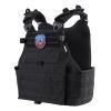 MGFLASHFORCE Tactical Vest for Men, Airsoft Molle Vest (Black) view 1