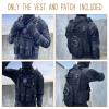 MGFLASHFORCE Tactical Vest for Men, Airsoft Molle Vest (Black) view 2