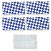Disposable Ice Packs Sheets for Frozen Food Shipping, Cold Freezer Packs for Coolers Lunch Box, Dry Ice Shipping Cold Packs Ice Frozen Gel Packs for Perishable Mailing Storage, 2 x 6 Cells, 4 Sheets view 1