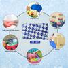Shipping Cold Packs Flexible Ice Blanket for Coolers & Shipping, Pain Relief Therapy Freezer Ice Pack Sheets, Dry Ice Cold Packs for Cold Storage Food Transport Hiking Camping(12 Cells Each, 8 pcs) view 2