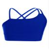 Fldy Kids Girls Camisole Crop Tops Gymnastics Ballet Dance Tank Top Undershirt Sports Training Bra Activewear Royal Blue 8 Years view 1