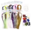 GREATFISHING Fly Tying Materials Choice Crystal Flash Tinsel Chenille Dubbing Line Yarn Realistic Nymph Bugs Scud Dry Saltwater Flies (25PC Fly Tying Materials Kit) view 4