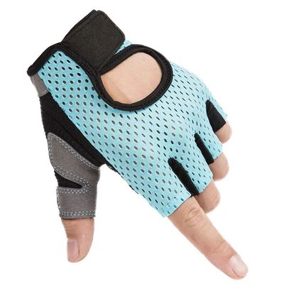 XIXIDIAN Gym Gloves,Lightweight Breathable Workout Gloves,Ultralight Weight Lifting Gloves for Men &Women Home Gym Outdoor Gloves (Color : Blue, Size : Small)