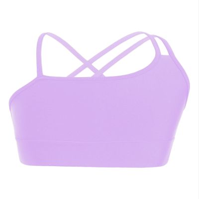 Fldy Kids Girls Camisole Crop Tops Gymnastics Ballet Dance Tank Top Undershirt Sports Training Bra Activewear Strappy C 6 Years