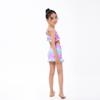 Mommy and Me Family Swimsuits One Piece Ruffle Leaves Printed Women Girls Monokini Bathing Suit QZ031 XL view 3