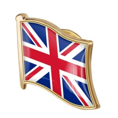 1pc Union Badge Metal United Kingdom Flag Lapel Pin UK Flag Union British Patriotic British Badges