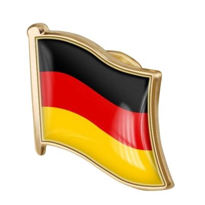 1pc German Flag Pin Badge Metal Lapel Pin Brooch Flag of Germany Metal Badge National Badges