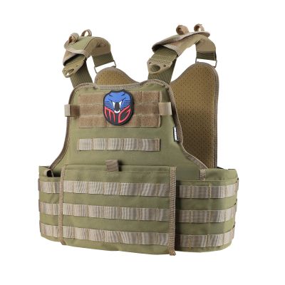 MGFLASHFORCE Tactical Vest for Men, Airsoft Molle Vest (Tan)