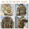 MGFLASHFORCE Tactical Vest for Men, Airsoft Molle Vest (Tan) view 2