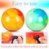 Deekin 2 Pcs 15 Inch Marbleized Bouncy Balls Large Inflatable Rubber Sensory Ball for Playground Outdoor Water(Green and Yellow) view 3