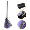 Broom Stick Props Apparel Make up Purple Cloth The Witch Witches Broom Child Detachable Toy Halloween Halloween Wizard view 4