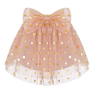 YONGHS Girls Layered Tulle Tutus Princess Ballet Dress Kids Tutu Skirt Sparkle Bowknot Tutu Skirts Pink 12-18 Months