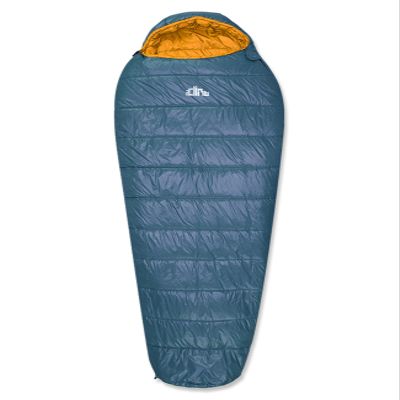 iClimb 3M Thinsulate Insulation Mummy Sleeping Bag with Compression Sack Ultralight Compact Warm Washable for Adults Indoor Outdoor Backpacking Camping Hiking (41F, Blue)