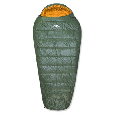 iClimb 3M Thinsulate Insulation Mummy Sleeping Bag with Compression Sack Ultralight Compact Warm Washable for Adults Indoor Outdoor Backpacking Camping Hiking (41F, Green)
