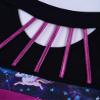 Hedmy Kids Girls Tankini Two Pieces Swimsuit Tank Top and Shorts Swimwear Outfit Beach Bathing Suit Black Horse 12 Years view 4