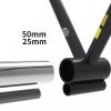 DYK&NX Back Landmine Workouts Attachment, T bar Row Attachment, T Bar Row Grip Handle, Fits 2'' Olympic Bars Swivel Up and Down Easy to Install Great view 2