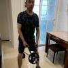 DYK&NX Back Landmine Workouts Attachment, T bar Row Attachment, T Bar Row Grip Handle, Fits 2'' Olympic Bars Swivel Up and Down Easy to Install Great view 4
