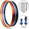 Wheelset 26 Inch Mountain Bike Wheelsets,32 Hole Quick Release Disc Brake Wheel WheelSet Hub Front 100mm Rear 135mm Road Wheel (Color : Red, Size : 26inch) view 3