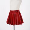 FEESHOW Kids Girl's Shinny Metallic Skater Skort Ballet Dance Athletic Mini Skirt Dancewear Cheerleading Costumes Red 1 14-15 Years view 4