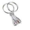 2Pcs Wine keyring, wine lover gifts, wine keychain, charm keyring view 1