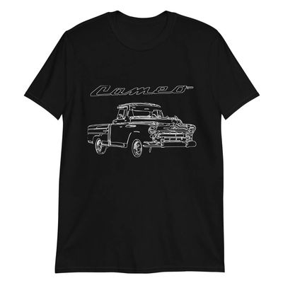 1957 Chevy Cameo Antique Collector Pickup Truck Short-Sleeve Unisex T-Shirt