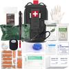 Ifak Med Trauma Kit, Black Molle Tactical Emergency First Aid Kit,Military Survival Molle EMT Medical Kit Refill Supplies Fot Duty Belt view 1
