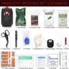 Ifak Med Trauma Kit, Black Molle Tactical Emergency First Aid Kit,Military Survival Molle EMT Medical Kit Refill Supplies Fot Duty Belt view 2