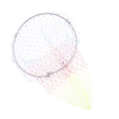 BESPORTBLE 1pc Fishing Landing Net Fish Catching Hoop Net Large Fishing Shrimp Aquarium Folding Mesh s Drag Fishs Salvage Grabbing Brine