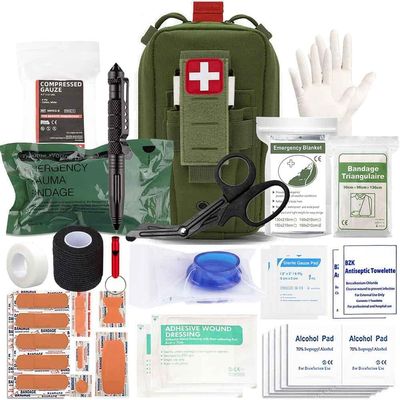 Tactical Ifak Trauma Kit Emergency First Aid Stop The Bleed Ifak Refill, Ifak Med Kit Trauma Refill Military Medical Supplies Kit Pack for Duty Belt