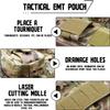 Tactical Ifak Trauma Kit Emergency First Aid Stop The Bleed Ifak Refill, Ifak Med Kit Trauma Refill Military Medical Supplies Kit Pack for Duty Belt view 3